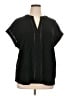 Perch by Blu Pepper Black Short Sleeve Blouse Size 1X - photo 1
