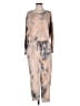 Cherish Tie-dye Tan Jumpsuit Size M - photo 1
