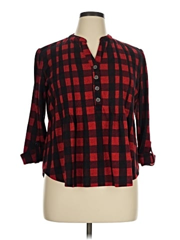 New Directions 3/4 Sleeve Blouse (view 1)