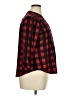 New Directions Plaid Red 3/4 Sleeve Blouse Size XL - photo 4