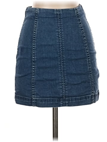 Free People Denim Skirt (view 1)