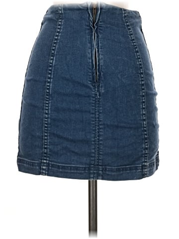 Free People Denim Skirt (view 2)
