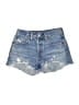 Levi's 100% Cotton Blue Denim Shorts Size 24 waist - photo 1