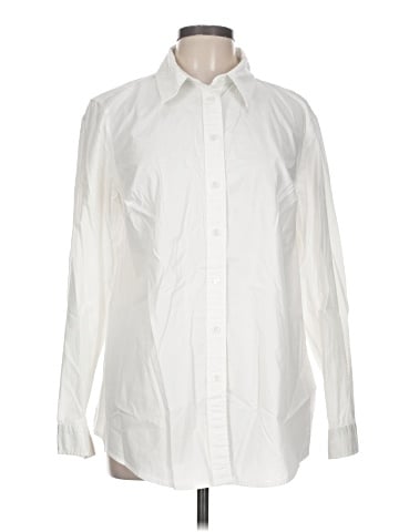 Lane Bryant Long Sleeve Button-Down Shirt (view 1)