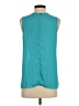 Sami & JO 100% Polyester Teal Sleeveless Blouse Size S - photo 2