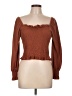 Altar'd State Brown Long Sleeve Blouse Size L - photo 1
