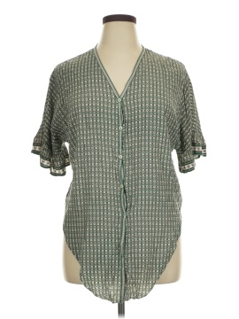 Max Studio Short Sleeve Blouse