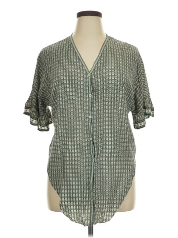 Max Studio Short Sleeve Blouse (view 1)