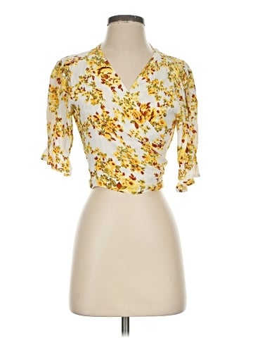 Faithfull the Brand Short Sleeve Blouse (view 1)