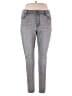 Apt. 9 Houndstooth Gray Jeans Size 16L - photo 1