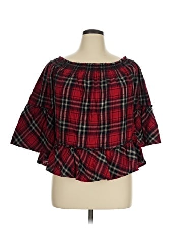 Charming Charlie 3/4 Sleeve Blouse (view 1)