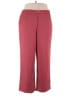 Alfred Dunner 100% Polyester Burgundy Casual Pants Size 18 - photo 1