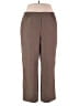 Alfred Dunner 100% Polyester Brown Casual Pants Size 18 - photo 1