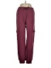 Bobi 100% Cotton Burgundy Casual Pants Size XS - photo 1