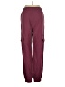 Bobi 100% Cotton Burgundy Casual Pants Size XS - photo 2