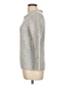 Joan Vass Tweed Silver Pullover Sweater Size L - photo 5