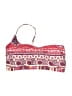 Nanette Lepore 100% Polyester Paisley Red Swimsuit Top Size 8 - photo 1