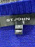 St. John Color Block Blue Pullover Sweater Size S - photo 7