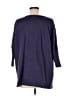 Eileen Fisher 100% Wool Solid Purple Poncho Size M (petite) - photo 2