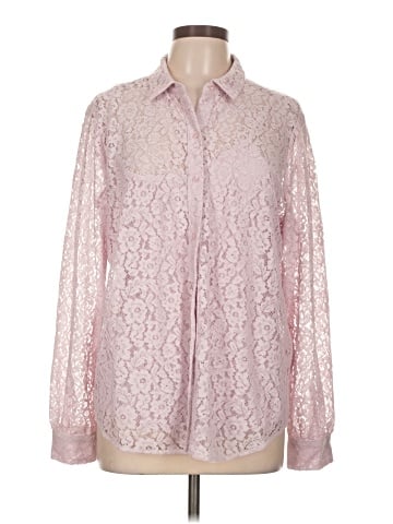 JM Collection Long Sleeve Blouse (view 1)