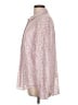 JM Collection 100% Polyester Pink Long Sleeve Blouse Size L - photo 5