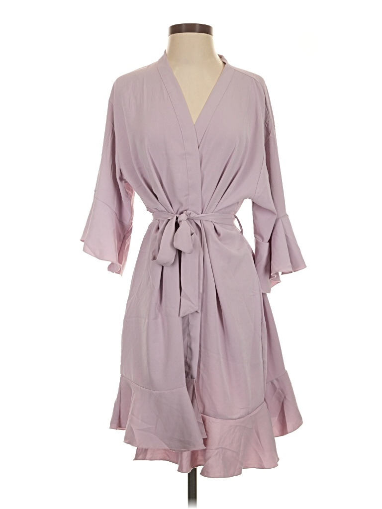 Pre-owned Unbranded Kimono In Purple