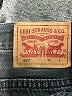 Levi's 100% Cotton Hearts Black Denim Shorts Size 27 waist - photo 3
