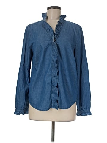 Charter Club Long Sleeve Button-Down Shirt (view 1)