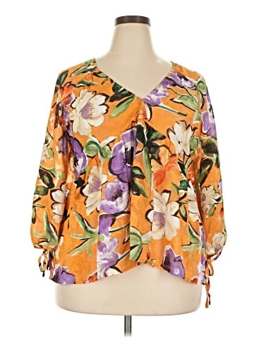 Weekend Suzanne Betro 3/4 Sleeve Blouse (view 1)