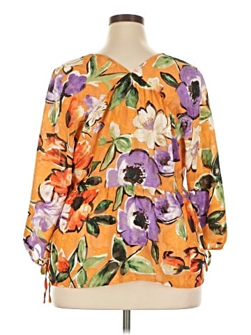 Weekend Suzanne Betro 3/4 Sleeve Blouse (view 2)