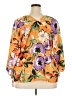 Weekend Suzanne Betro 100% Polyester Orange 3/4 Sleeve Blouse Size 2X - photo 2