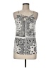 Renee C. 100% Polyester Silver Sleeveless Blouse Size M - photo 1