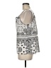 Renee C. 100% Polyester Silver Sleeveless Blouse Size M - photo 5