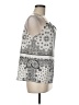 Renee C. 100% Polyester Silver Sleeveless Blouse Size M - photo 4