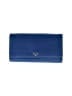 Fossil 100% Leather Blue Leather Wallet One size - photo 1
