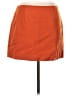 Express 100% Wool Solid Orange Wool Skirt Size 7 - photo 1