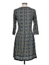Max Studio Argyle Gray Casual Dress Size L - photo 2