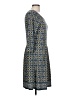 Max Studio Argyle Gray Casual Dress Size L - photo 4