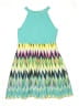Knit Works Graphic Teal Dress Size 16 - photo 1