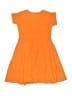Arshiner Solid Orange Dress Size 130 cm / US 8 - photo 2