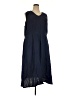 IMAN 100% Cotton Blue Casual Dress Size 3X - photo 1