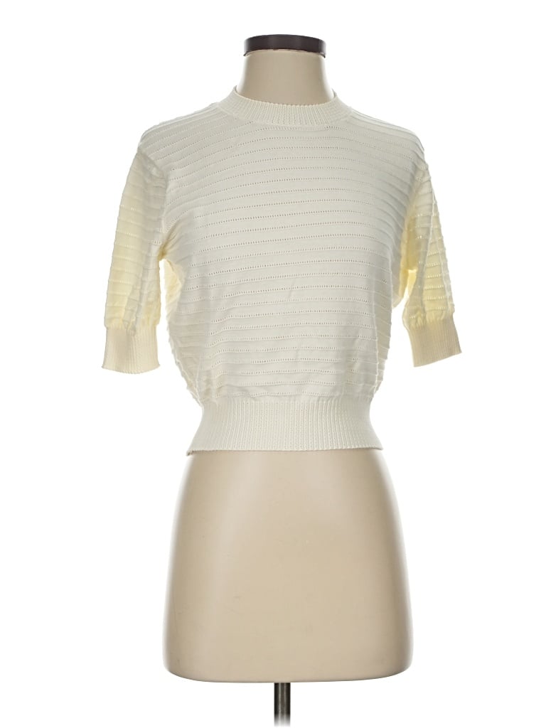 Pre-owned Frye Turtleneck Sweater In Ivory