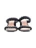 Sincerely Jules Black Sandals Size 9 1/2 - photo 2