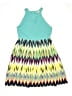 Knit Works Graphic Teal Dress Size 16 - photo 1