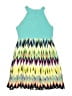 Knit Works Graphic Teal Dress Size 16 - photo 2