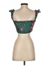 Lulus 100% Rayon Green Sleeveless Blouse Size S - photo 2