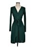 Cache Solid Green Casual Dress Size XS - photo 1
