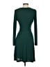 Cache Solid Green Casual Dress Size XS - photo 2