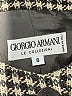 Giorgio Armani Houndstooth Gray Blazer Size 8 - photo 6