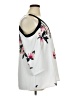 Alfani 100% Polyester Gray White Sleeveless Blouse Size 14 - photo 4